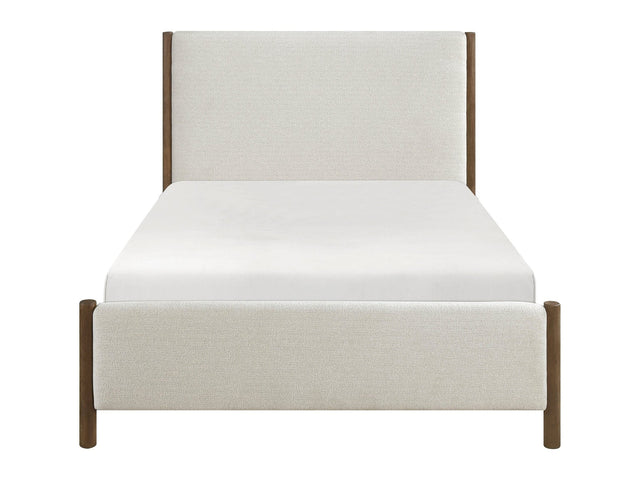 Julian Beige Full Platform Bed - Ornate Home