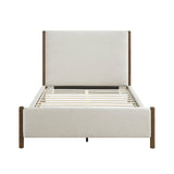 Julian Beige Full Platform Bed - Ornate Home