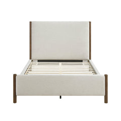Julian Beige Full Platform Bed - Ornate Home