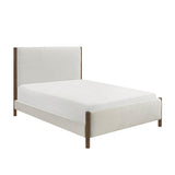 Julian Beige Full Platform Bed - Ornate Home