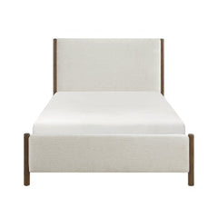 Julian Beige Full Platform Bed - Ornate Home