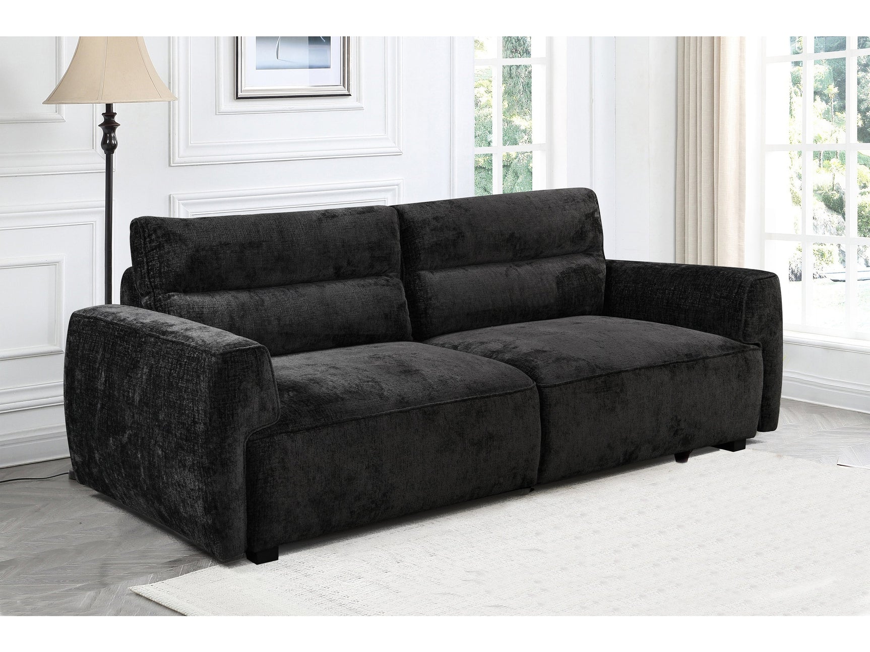Julian Black Sofa Bed - Ornate Home