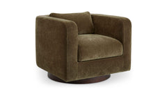 Julian Cedar Green Swivel Chair - Ornate Home