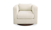 Julian Textured Oat Swivel Chair - Ornate Home