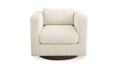 Julian Textured Oat Swivel Chair - Ornate Home