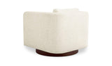 Julian Textured Oat Swivel Chair - Ornate Home