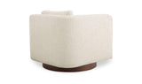Julian Textured Oat Swivel Chair - Ornate Home
