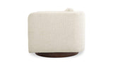Julian Textured Oat Swivel Chair - Ornate Home