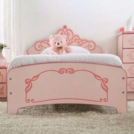 Julianna Pink Twin Bed - Ornate Home