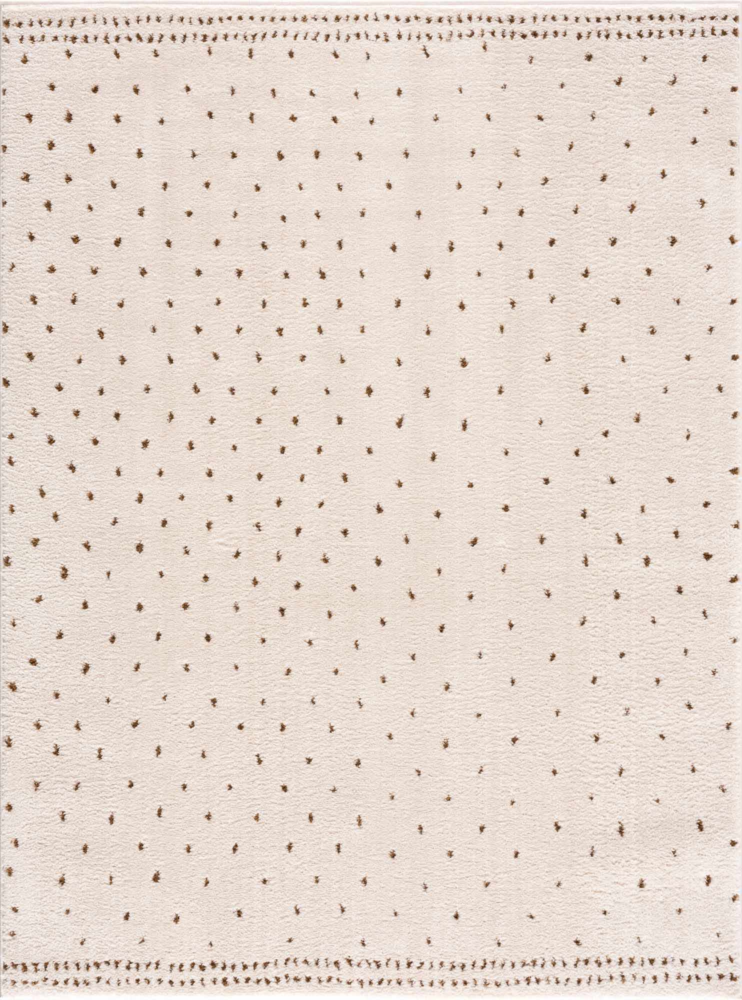 Julie Ivory & Brown Area Rug - Ornate Home