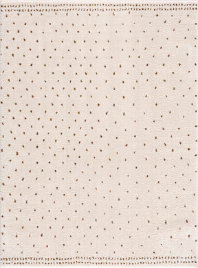 Julie Ivory & Brown Area Rug - Ornate Home