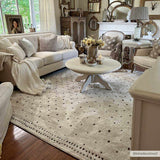 Julie Ivory & Brown Area Rug - Ornate Home