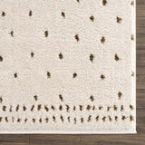 Julie Ivory & Brown Area Rug - Ornate Home