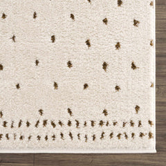Julie Ivory & Brown Area Rug - Ornate Home