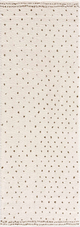 Julie Ivory & Brown Area Rug - Ornate Home
