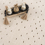 Julie Ivory & Brown Area Rug - Ornate Home