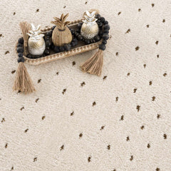 Julie Ivory & Brown Area Rug - Ornate Home