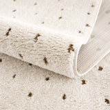 Julie Ivory & Brown Area Rug - Ornate Home