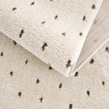 Julie Ivory & Brown Area Rug - Ornate Home
