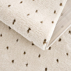 Julie Ivory & Brown Area Rug - Ornate Home