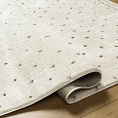 Julie Ivory & Brown Area Rug - Ornate Home