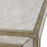 Julie Silver Mirrored End Table - Ornate Home