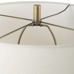 Juliet Brown/Gold Travertine Table Lamp - Ornate Home