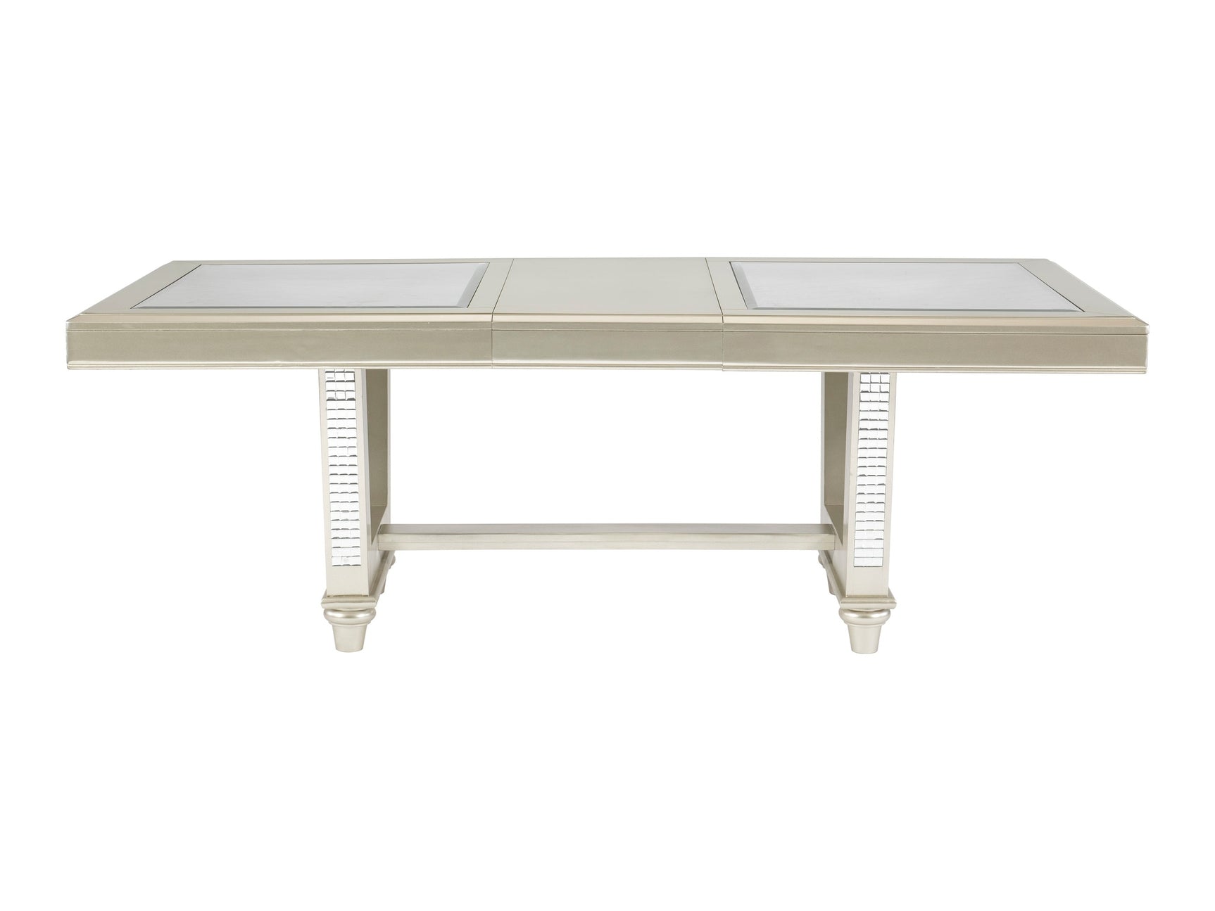 Juliette Champagne Dining Table - Ornate Home