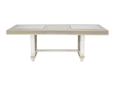 Juliette Champagne Dining Table - Ornate Home