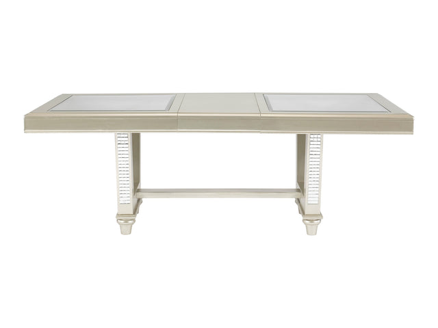 Juliette Champagne Dining Table - Ornate Home