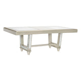 Juliette Champagne Dining Table - Ornate Home