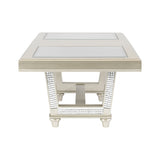 Juliette Champagne Dining Table - Ornate Home
