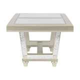 Juliette Champagne Dining Table - Ornate Home
