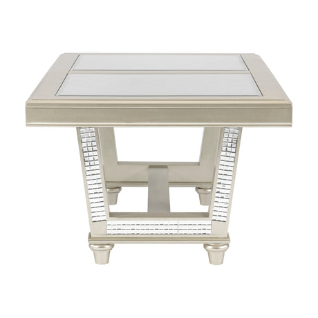 Juliette Champagne Dining Table - Ornate Home