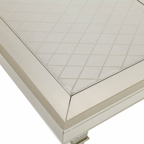 Juliette Champagne Dining Table - Ornate Home