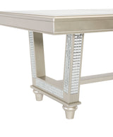 Juliette Champagne Dining Table - Ornate Home