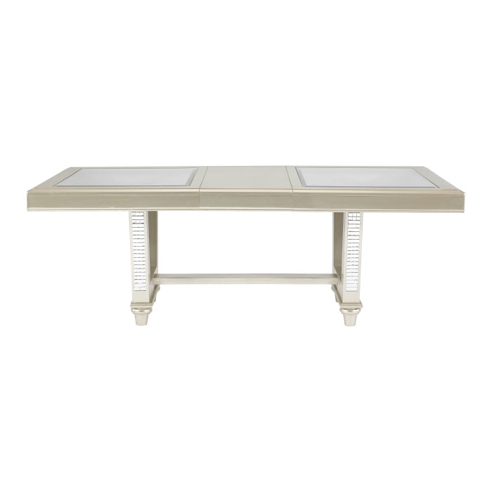 Juliette Champagne Dining Table - Ornate Home