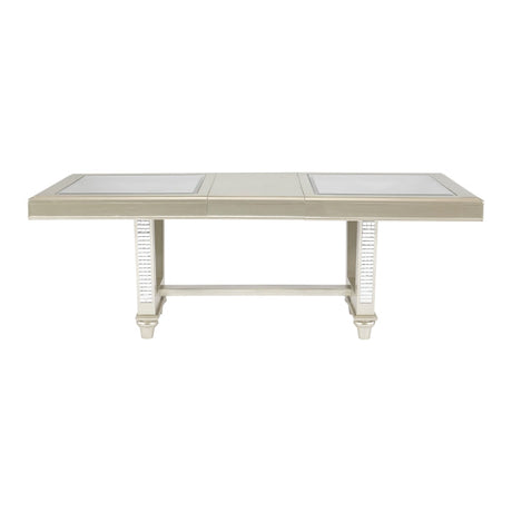 Juliette Champagne Dining Table - Ornate Home