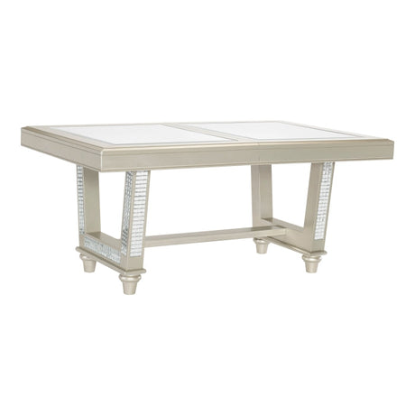 Juliette Champagne Dining Table - Ornate Home
