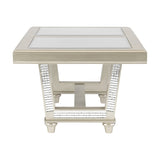 Juliette Champagne Dining Table - Ornate Home