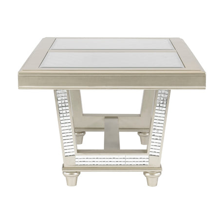 Juliette Champagne Dining Table - Ornate Home