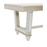 Juliette Champagne Dining Table - Ornate Home