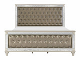 Juliette Champagne Queen Bed - Ornate Home