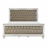 Juliette Champagne Queen Bed - Ornate Home