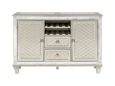 Juliette Champagne Server - Ornate Home