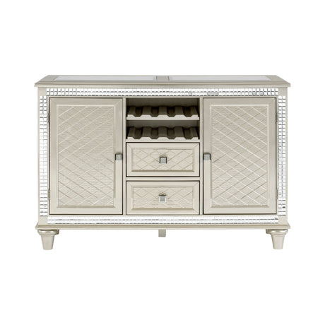 Juliette Champagne Server - Ornate Home