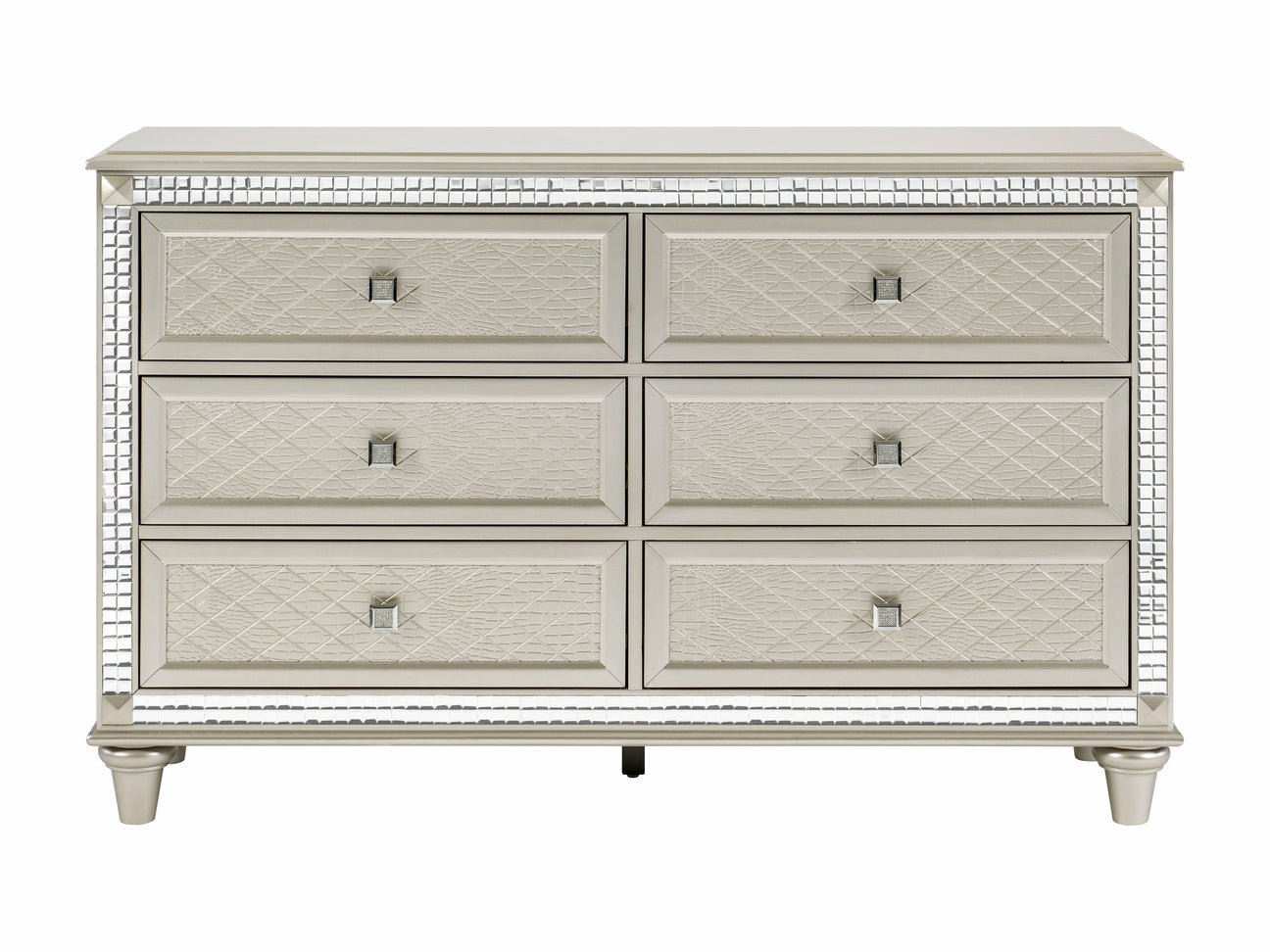 Juliette Silver Dresser - Ornate Home