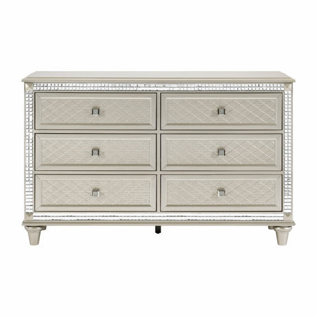 Juliette Silver Dresser - Ornate Home