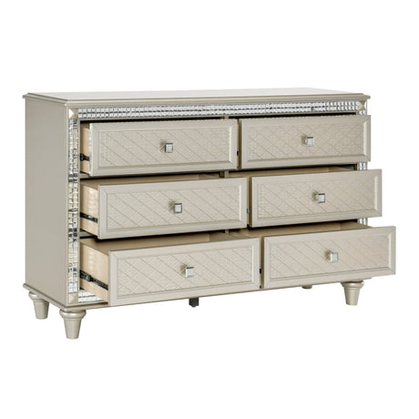 Juliette Silver Dresser - Ornate Home