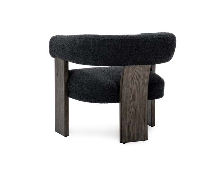 Julina Charcoal Upholstered Accent Chair - Ornate Home